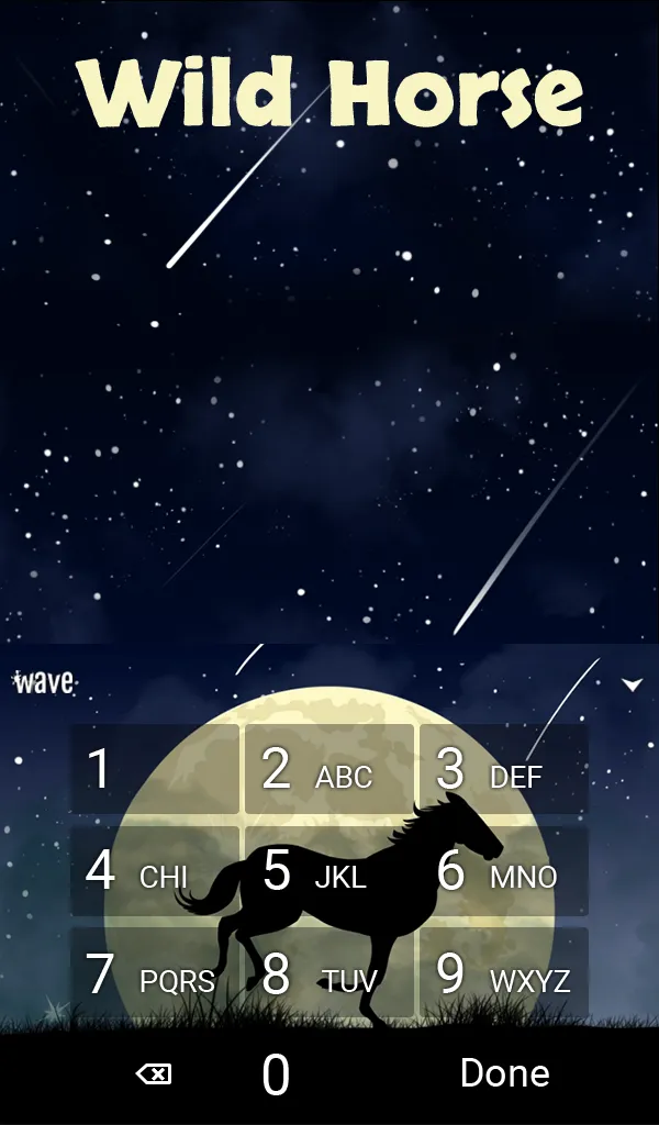 Wild Horse Animated Keyboard | Indus Appstore | Screenshot