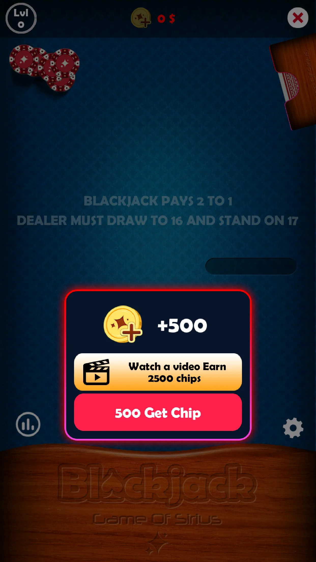 Blackjack 21 Pro - Offline Cas | Indus Appstore | Screenshot