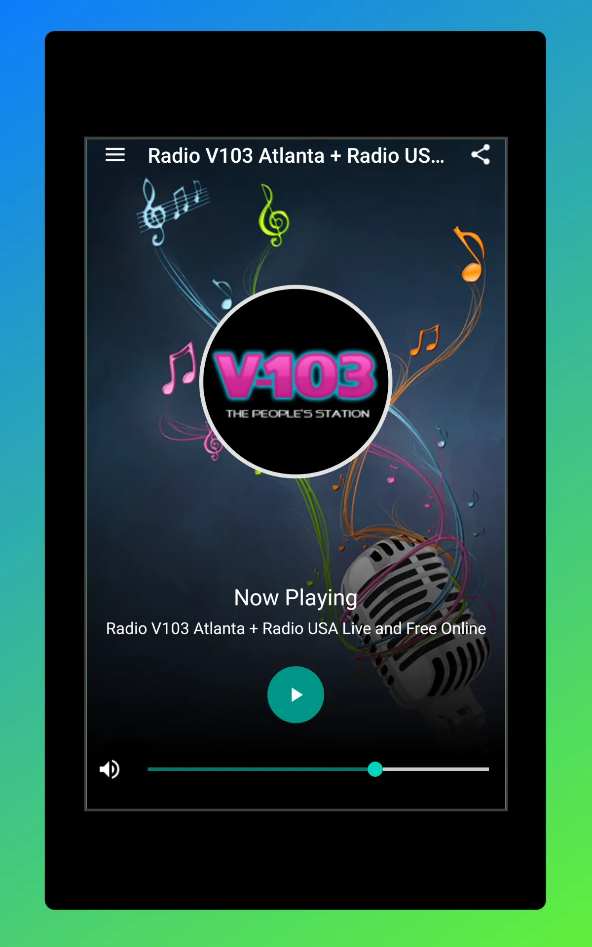 V103.3 Radio Station Atlanta | Indus Appstore | Screenshot