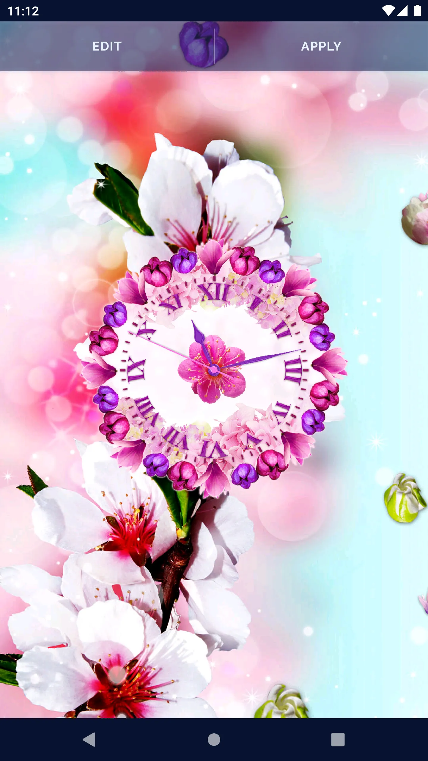 Flower Clocks Wallpapers | Indus Appstore | Screenshot