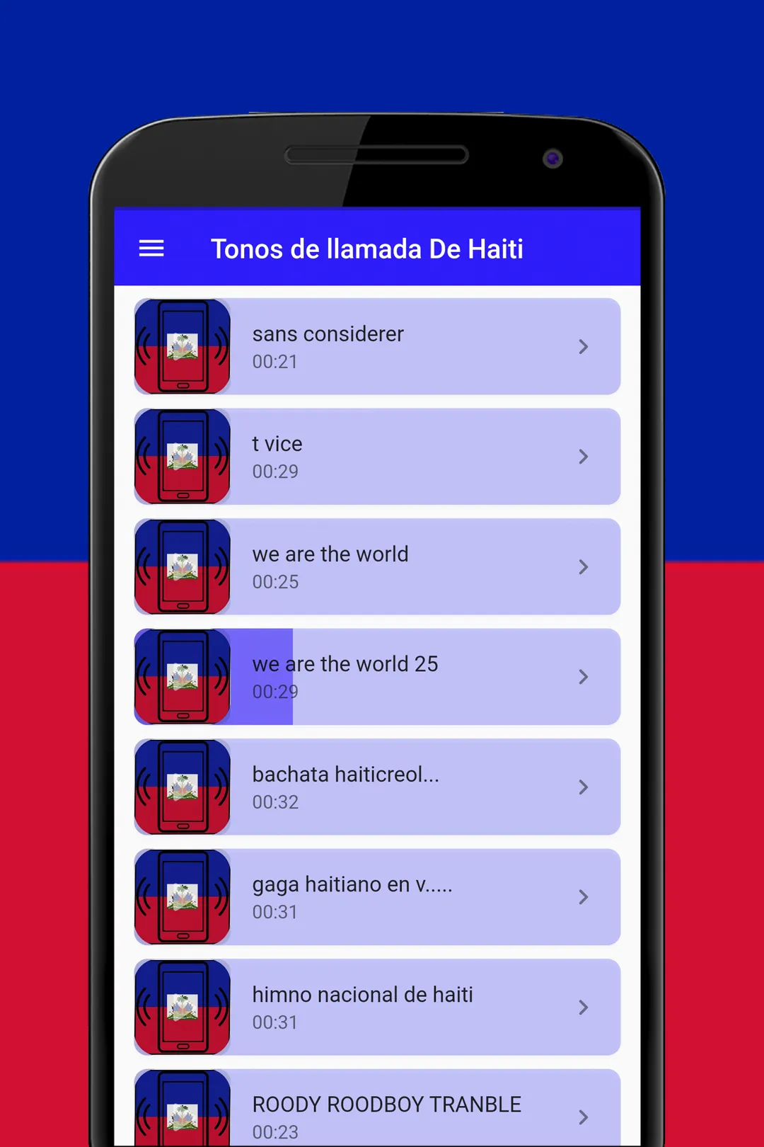 Haitian Music Ringtone | Indus Appstore | Screenshot