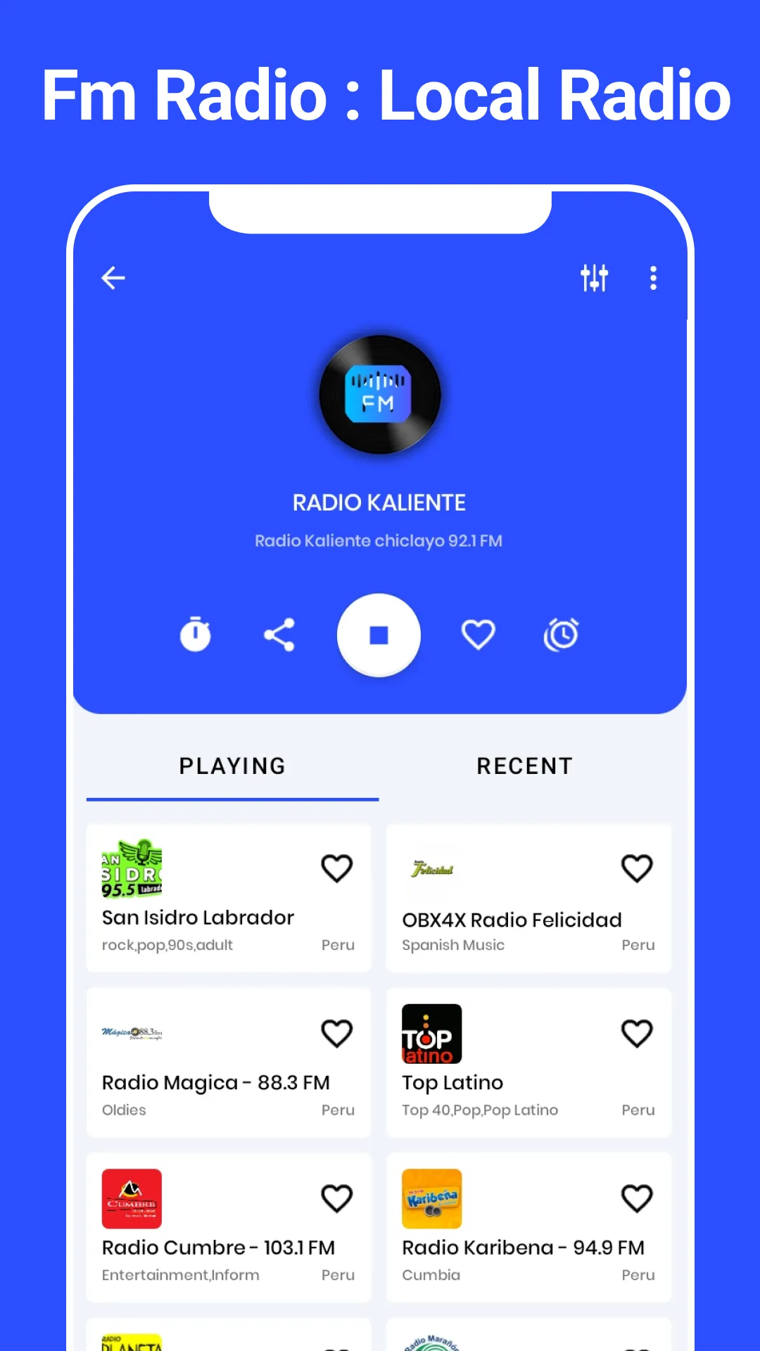 Fm Radio - Local Radio,Am,Fm | Indus Appstore | Screenshot