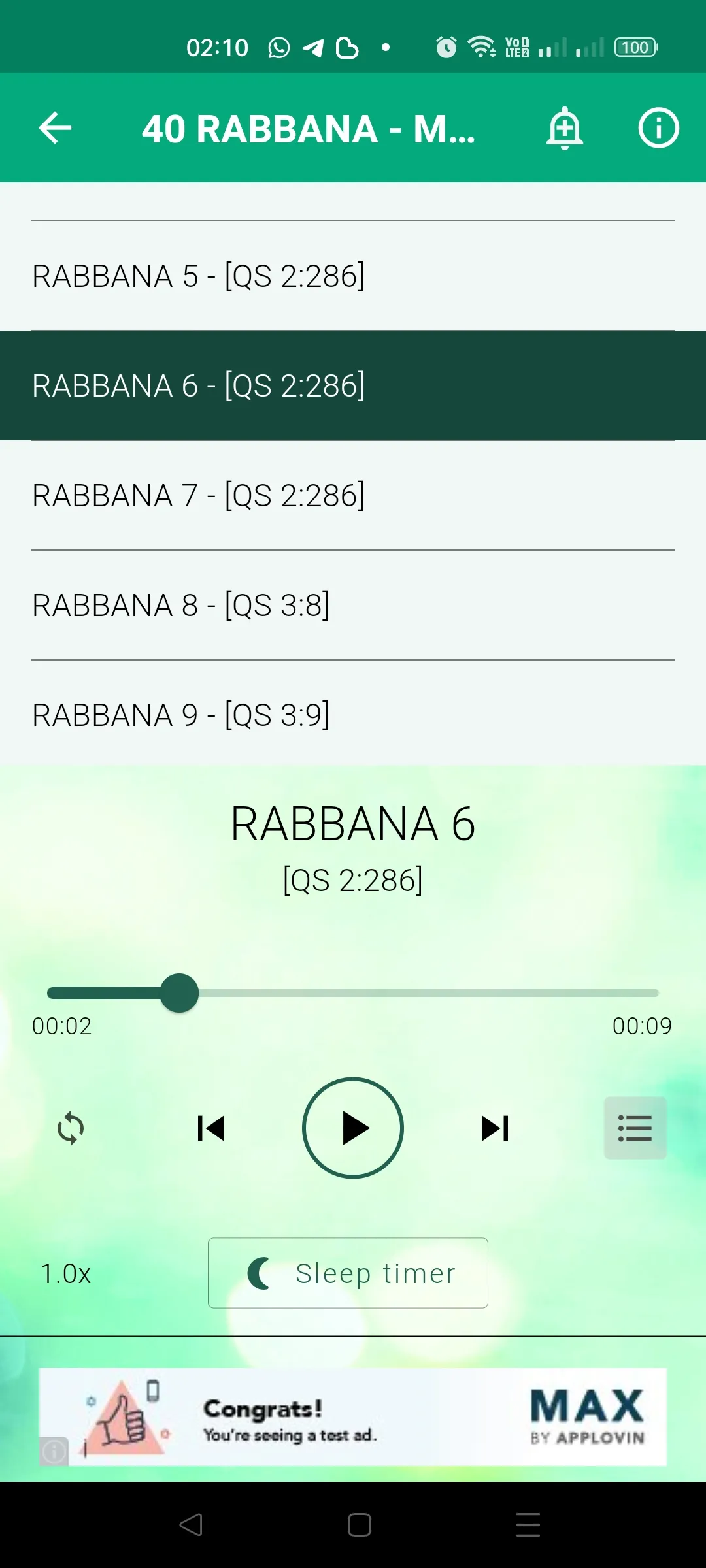 Do'a 40 RABBANA | Indus Appstore | Screenshot