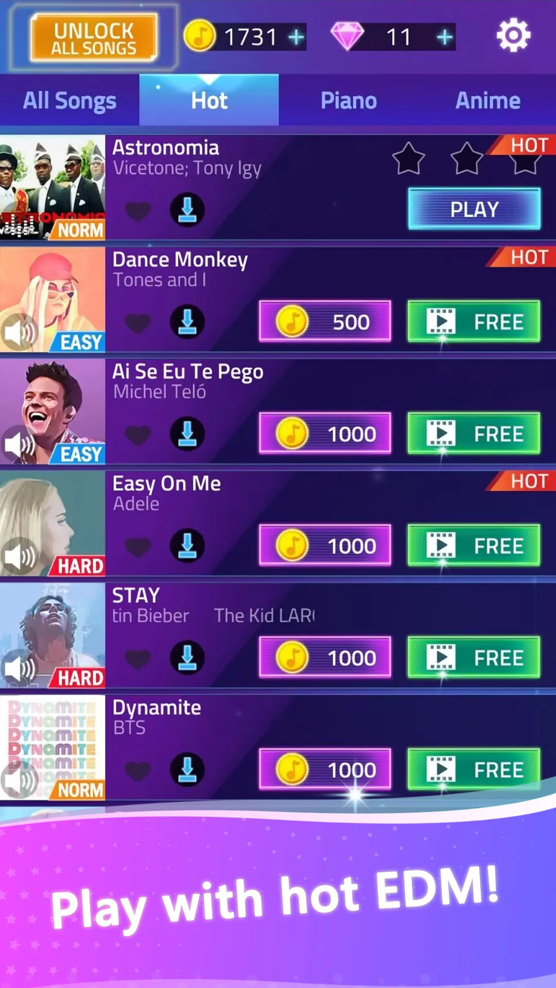 Dancing Piano: Magic EDM Tiles | Indus Appstore | Screenshot