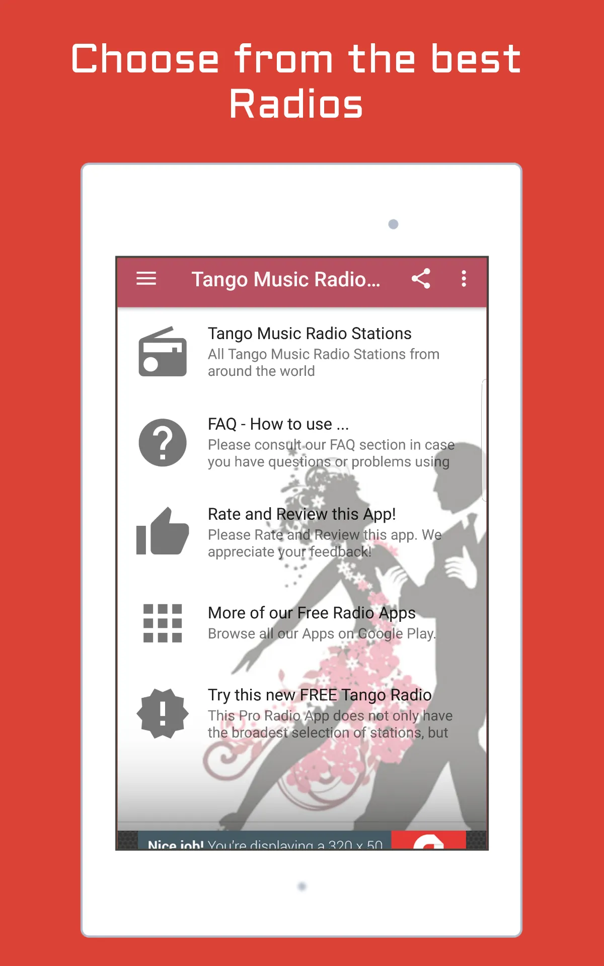 Tango Music Radio | Indus Appstore | Screenshot