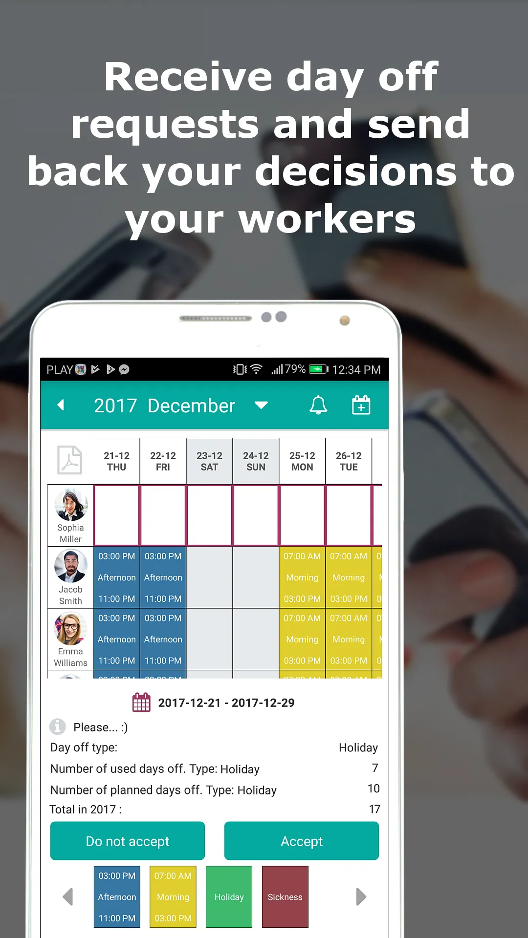 Timesheet, work log -Worker 24 | Indus Appstore | Screenshot