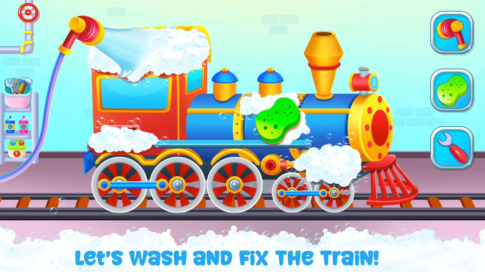 Train cleaning game | Indus Appstore | Screenshot