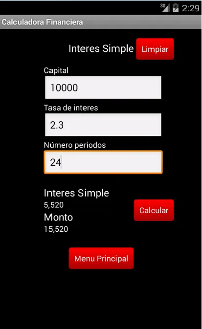 Calculadora Financiera | Indus Appstore | Screenshot