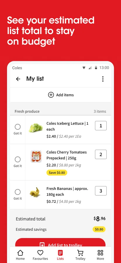 Coles App | Indus Appstore | Screenshot