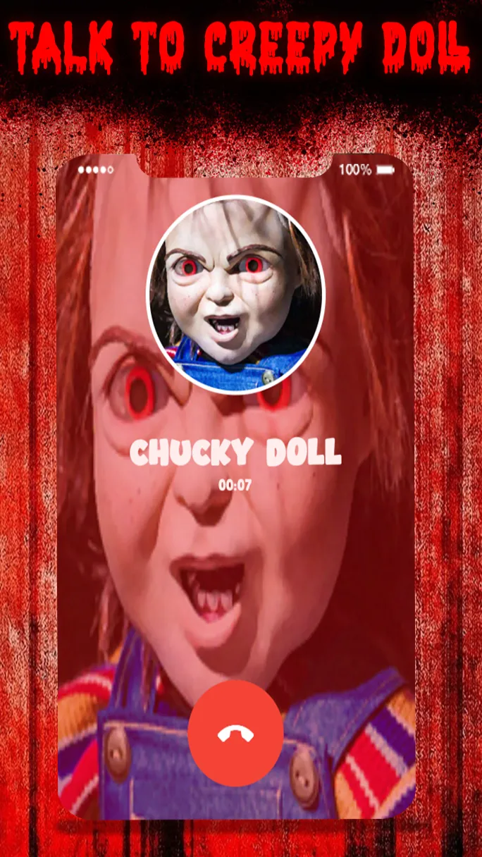 Creepy chucky Doll Video call | Indus Appstore | Screenshot