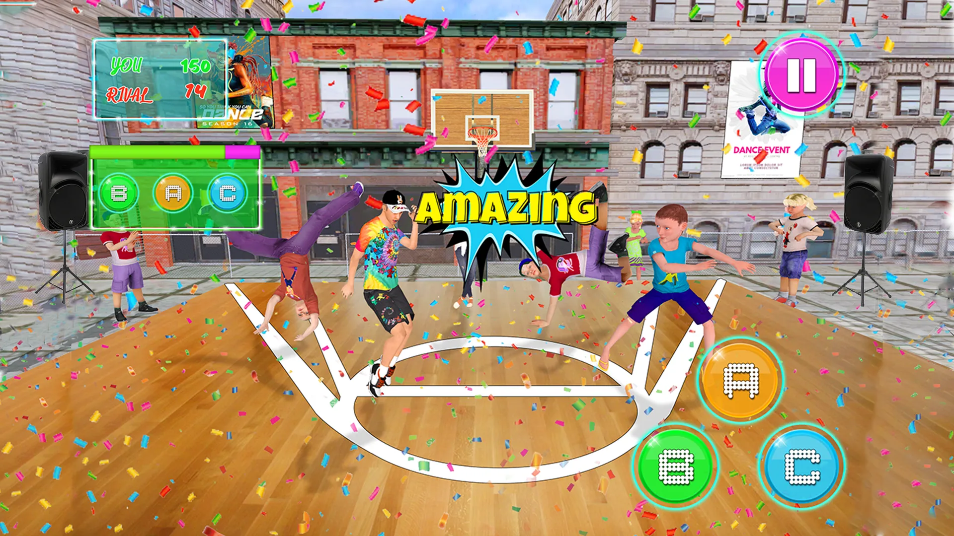 Kids Dance Game Battle Floss | Indus Appstore | Screenshot