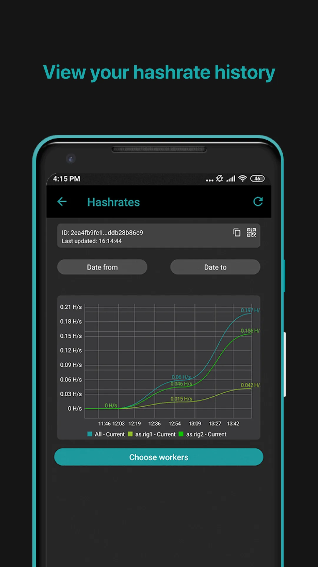 Mining pool monitor: Miner Box | Indus Appstore | Screenshot