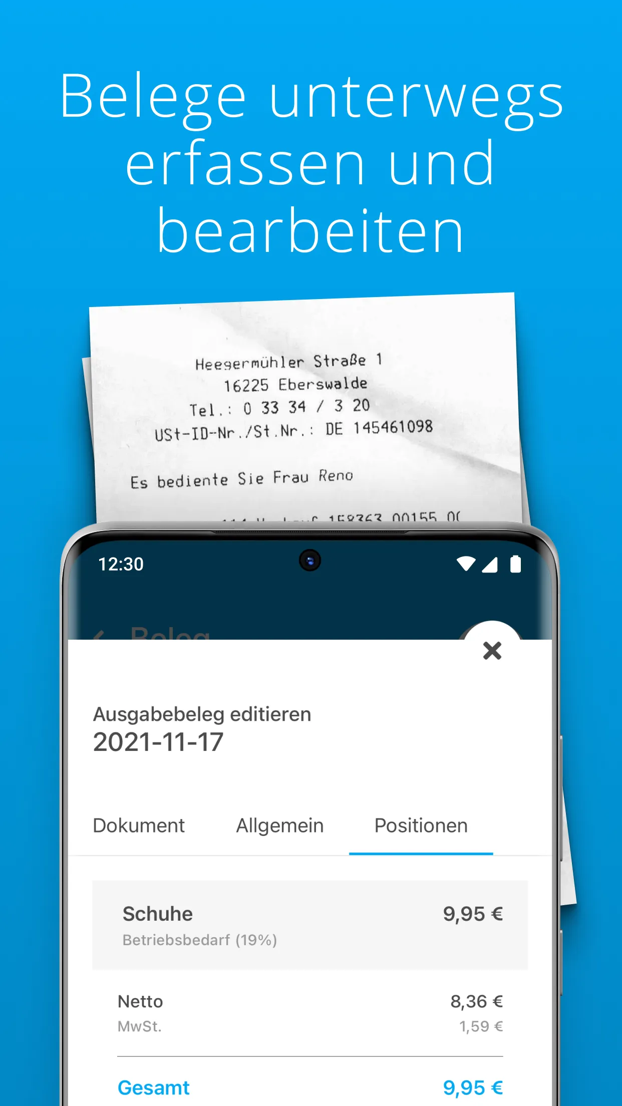 Papierkram.de Mobil | Indus Appstore | Screenshot