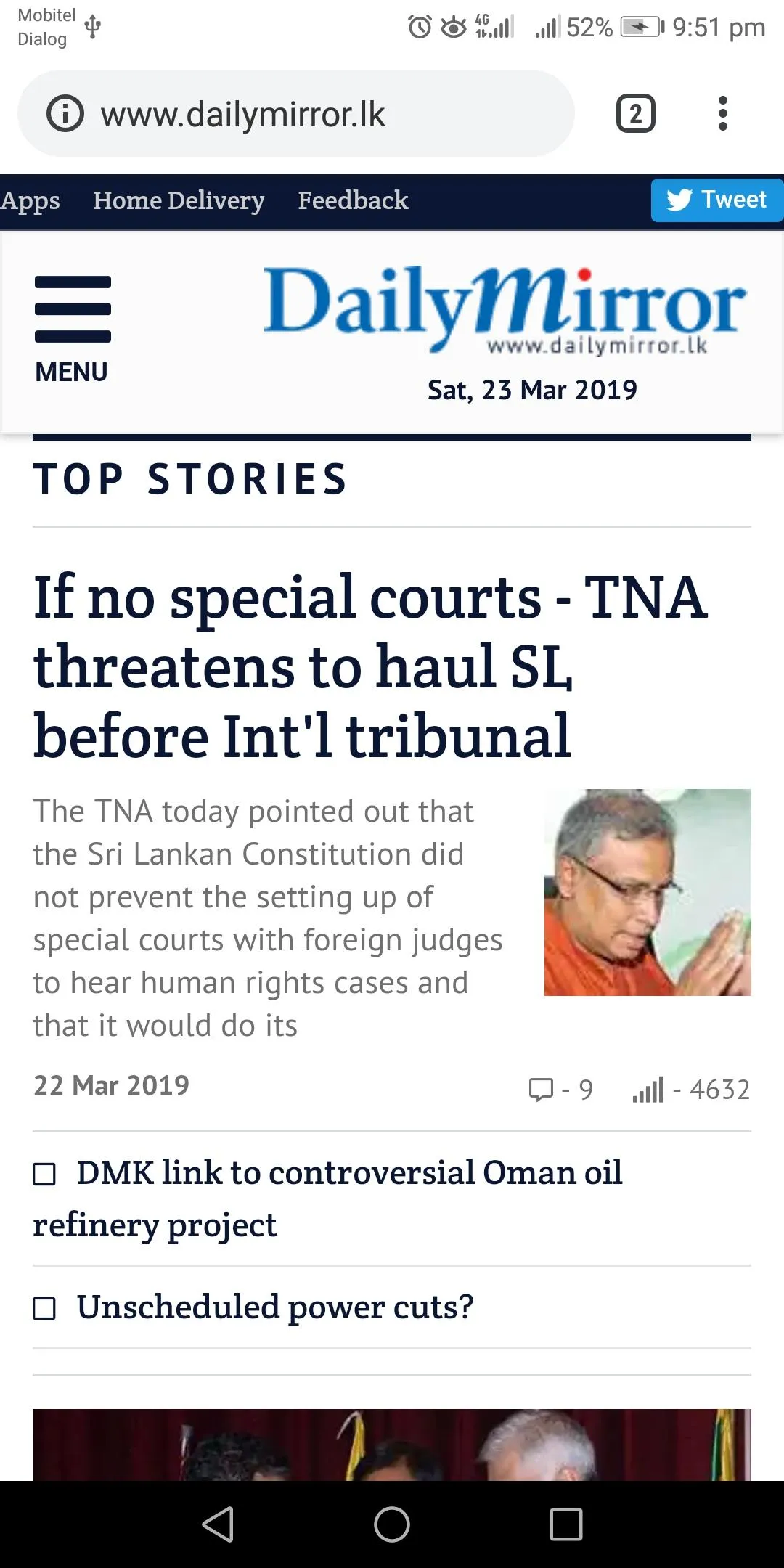 පත්තර (Paththara) -Online News | Indus Appstore | Screenshot