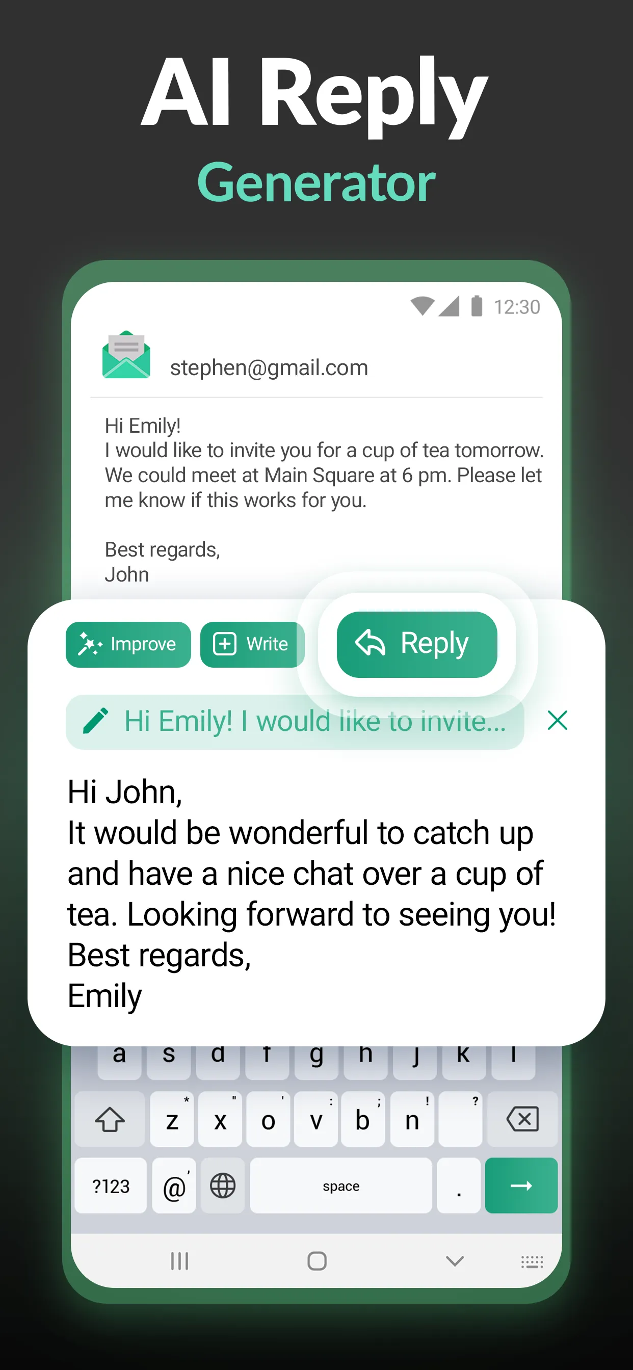 Keyboard AI Assistant: Writely | Indus Appstore | Screenshot