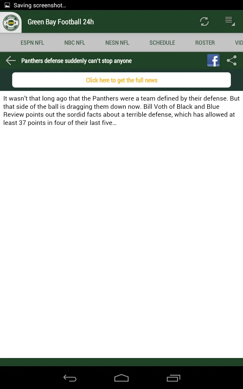 Green Bay Football 24h | Indus Appstore | Screenshot