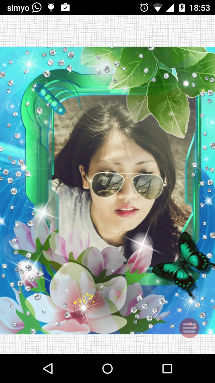 Floral photo Frames | Indus Appstore | Screenshot