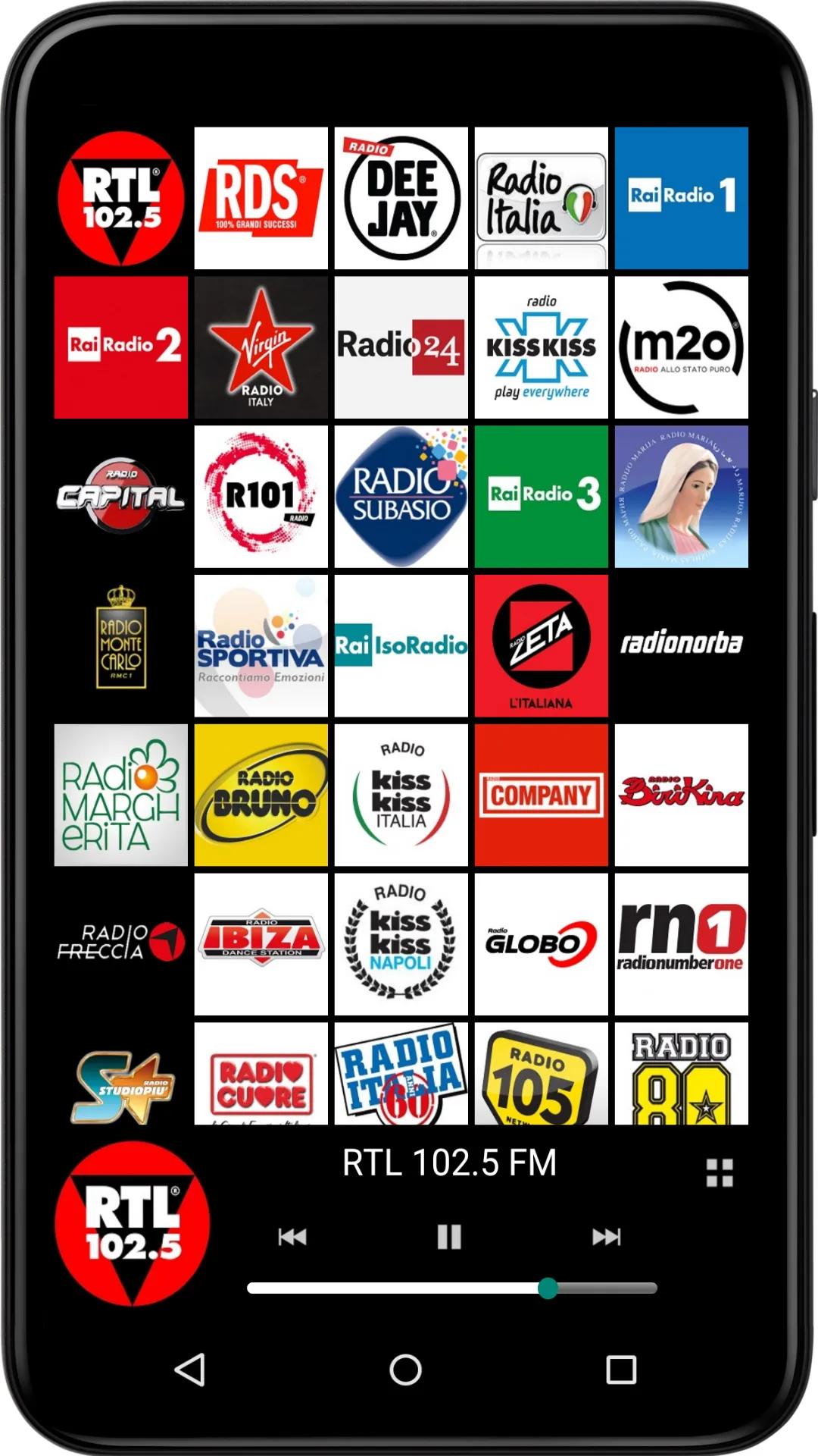 Radios Italia | Indus Appstore | Screenshot