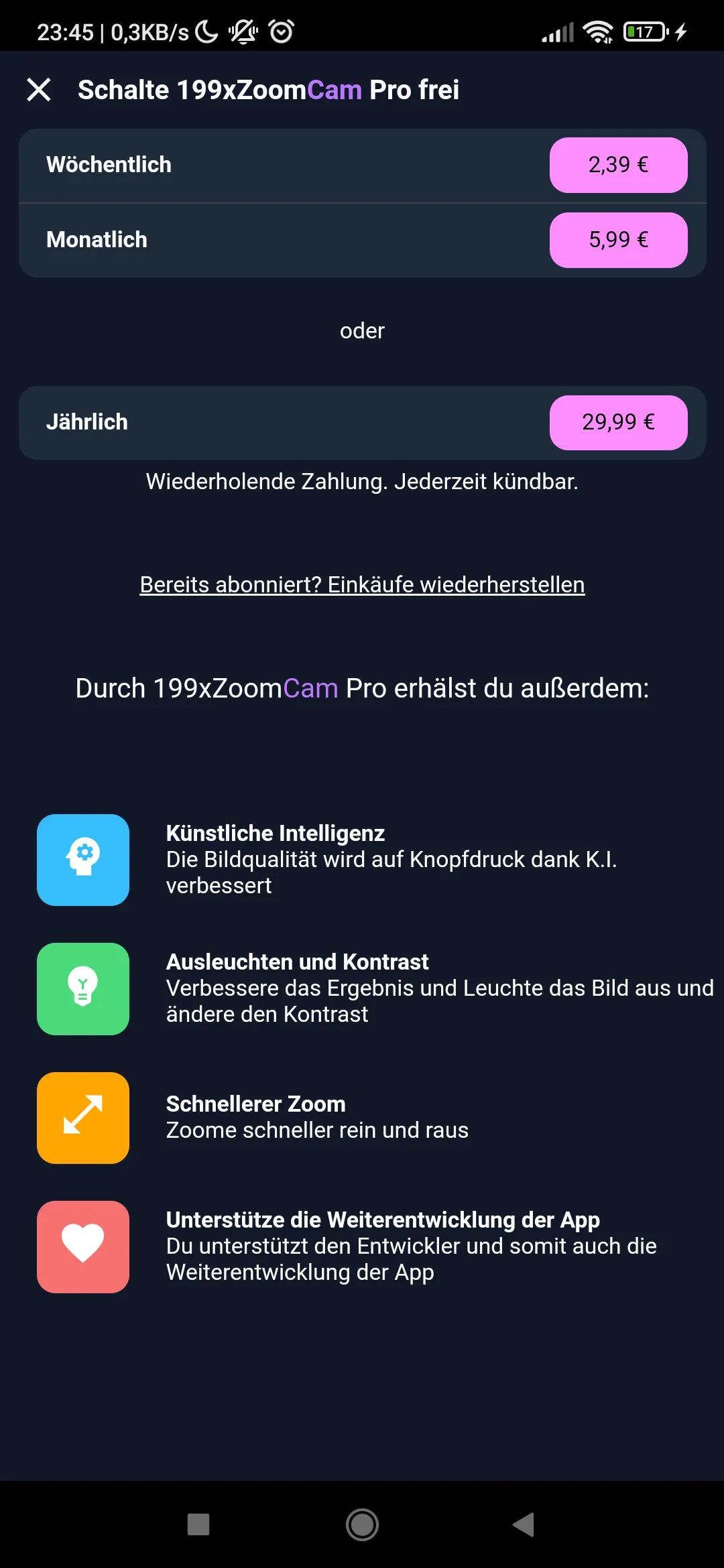 199x Zoom Camera | Indus Appstore | Screenshot