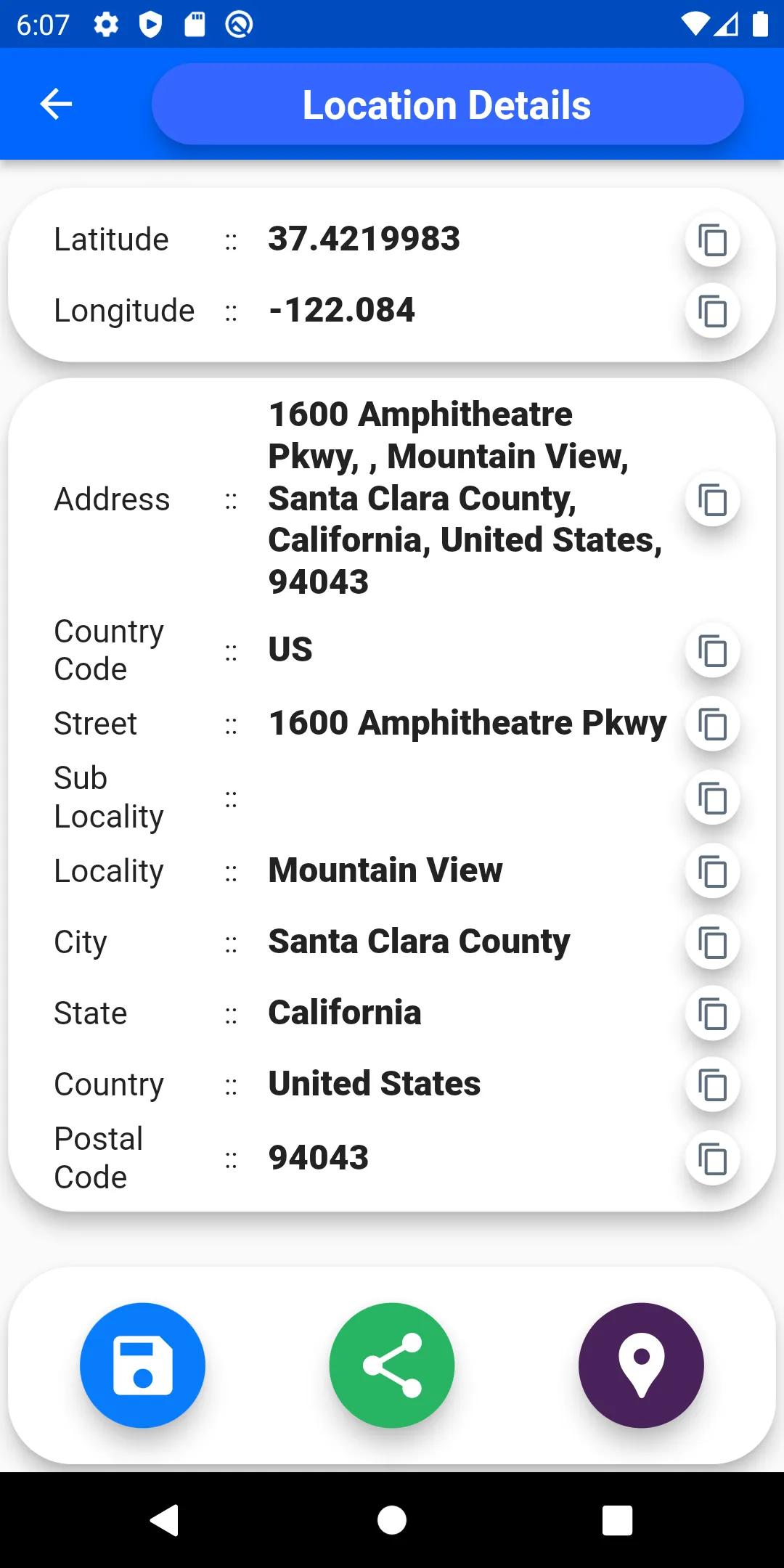 Share Location Latitude & Long | Indus Appstore | Screenshot