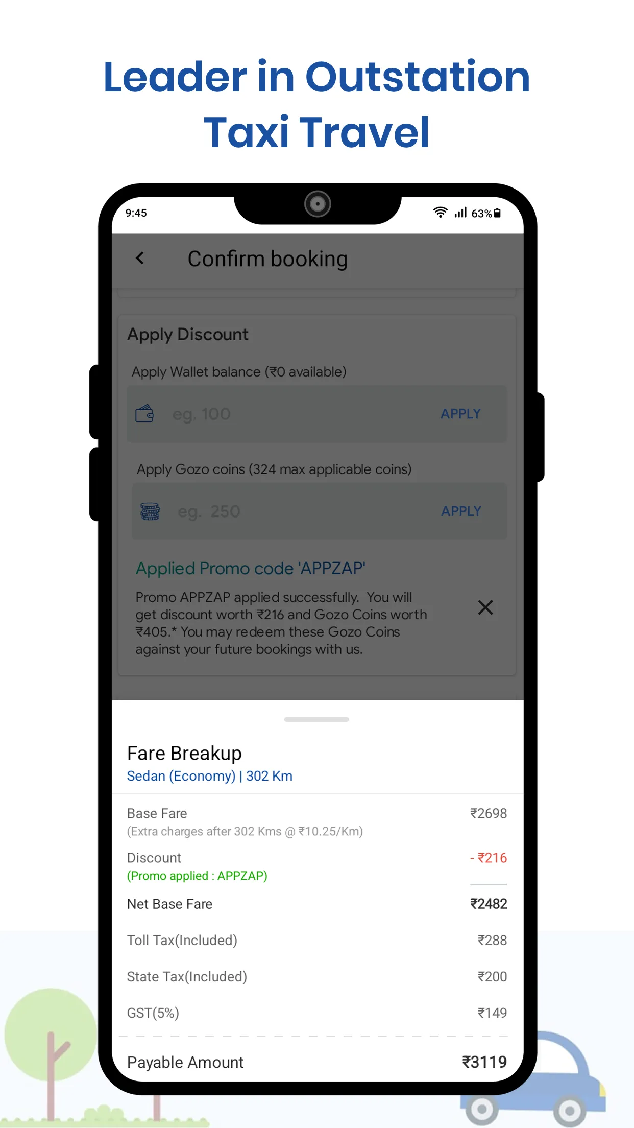 Gozo Cabs - Travel all India | Indus Appstore | Screenshot