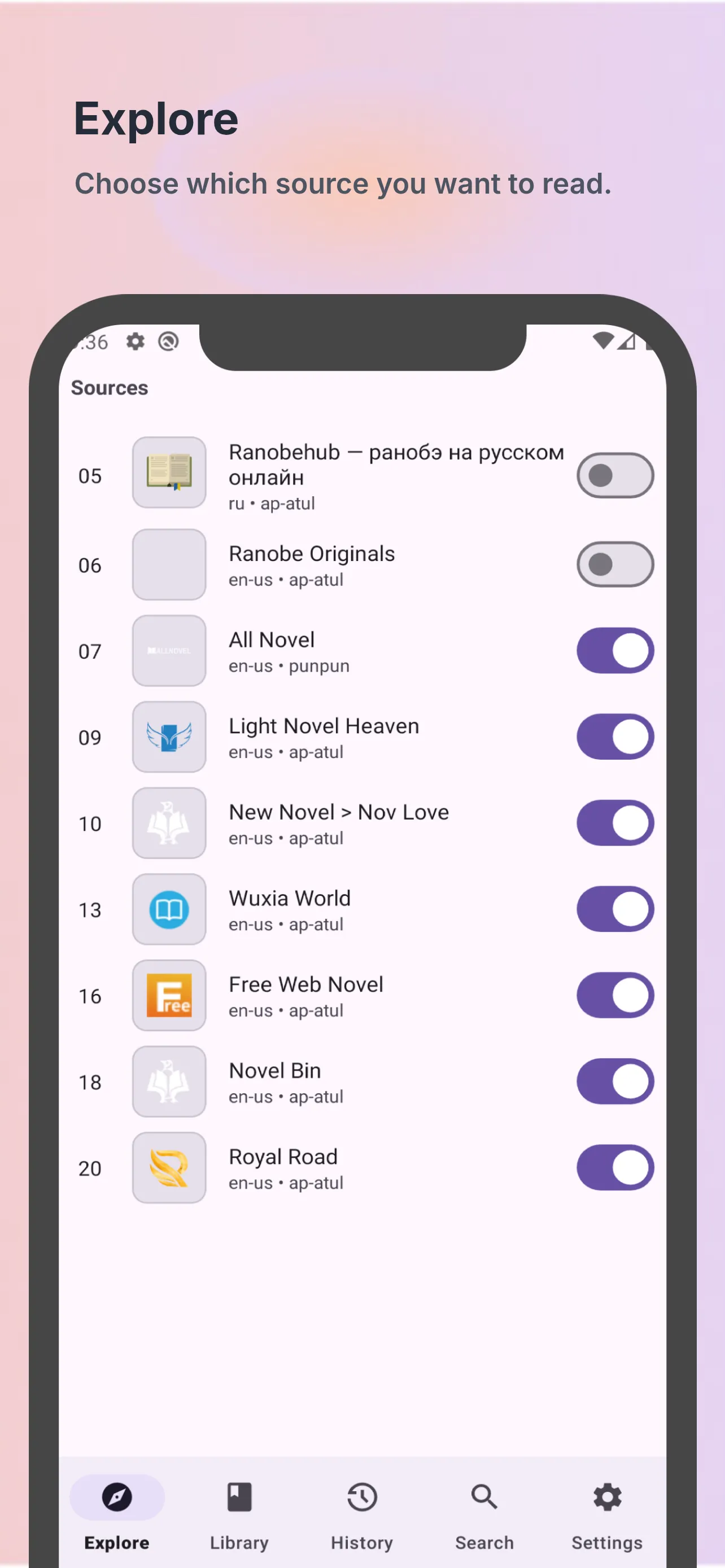 Ranobe Web Novels | Indus Appstore | Screenshot