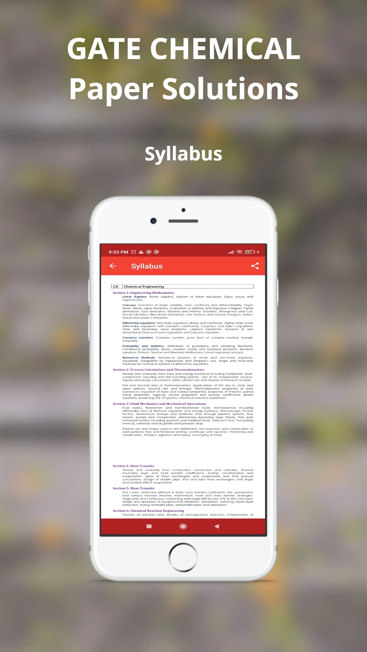 GATE CH Paper Solutions | Indus Appstore | Screenshot