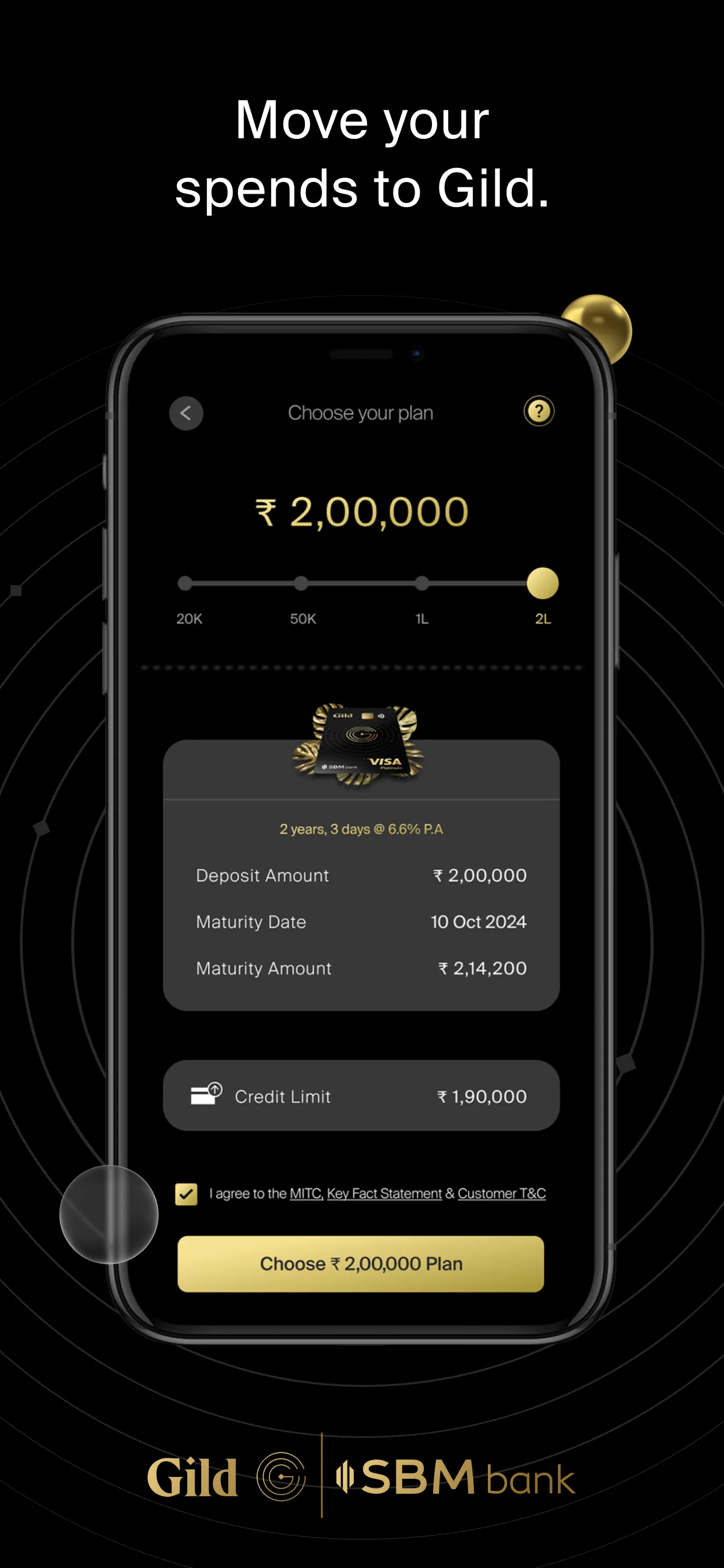 Gild Card - FD you can spend | Indus Appstore | Screenshot