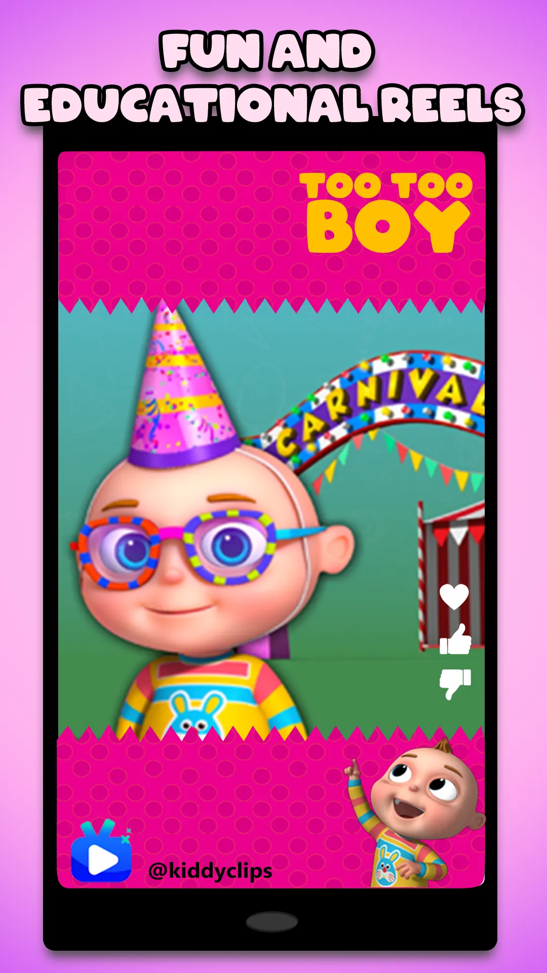 Kiddy Clips - Fun Kids Reels | Indus Appstore | Screenshot