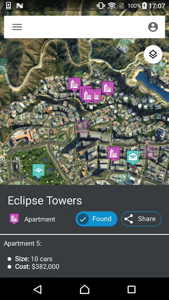 MapGenie: GTA5 Map | Indus Appstore | Screenshot