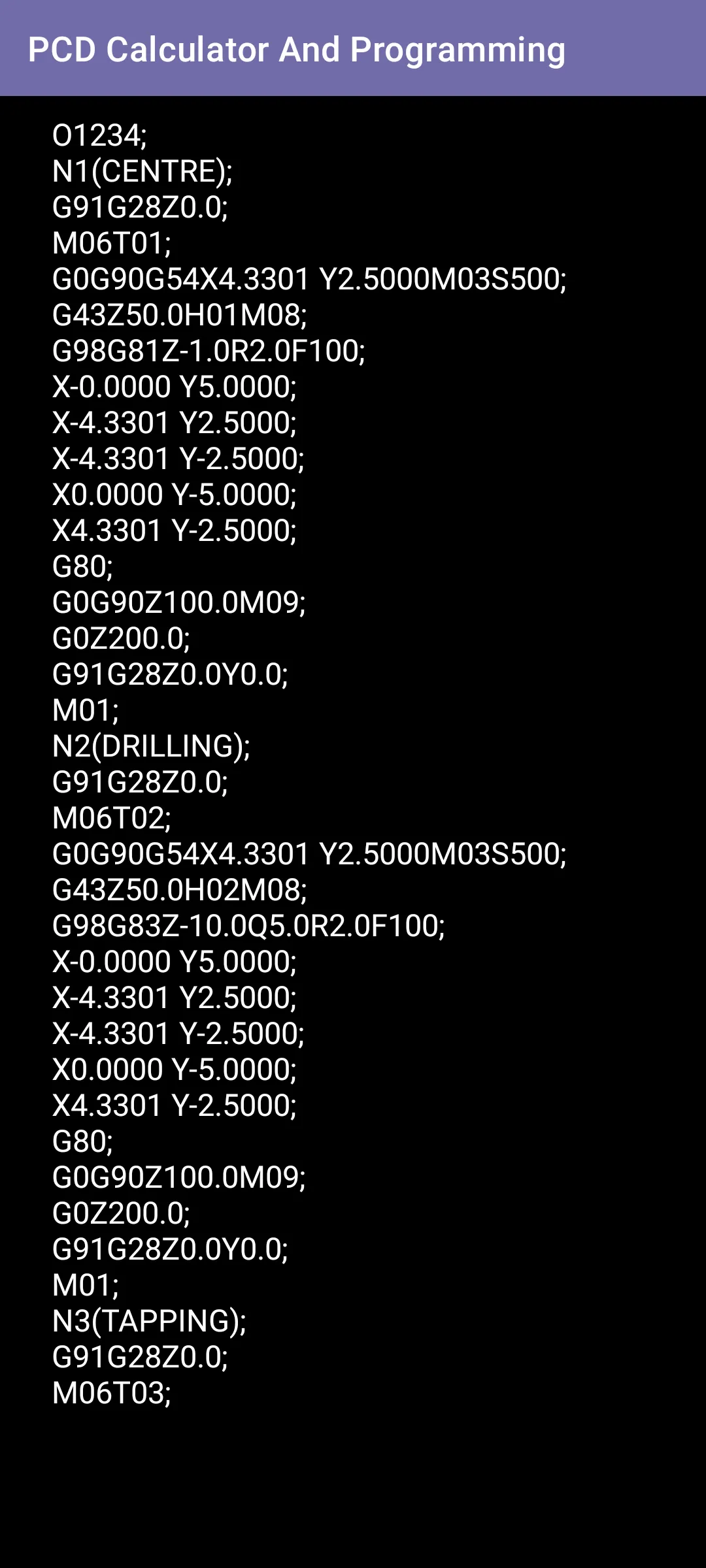 PCD Calculator and Programming | Indus Appstore | Screenshot