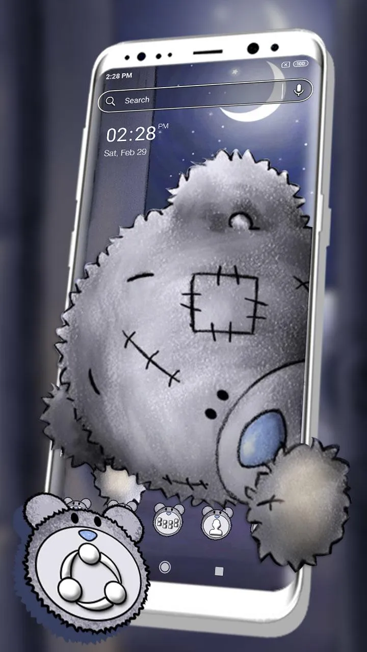 Teddy Bear Stitched Theme | Indus Appstore | Screenshot