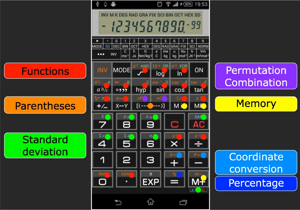 Scientific Calculator 995 | Indus Appstore | Screenshot