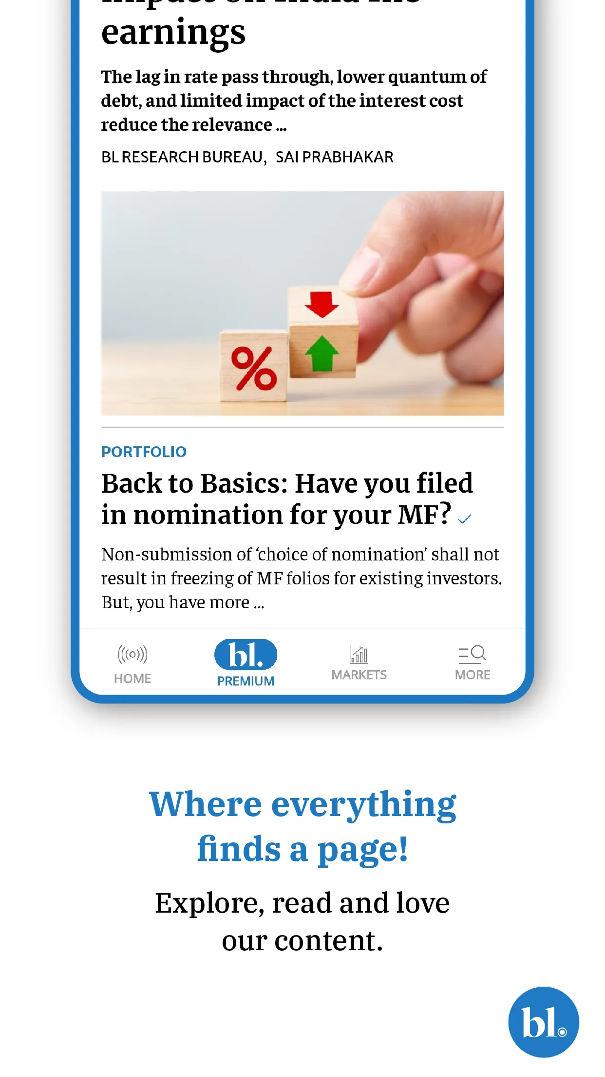 The Hindu Businessline News | Indus Appstore | Screenshot