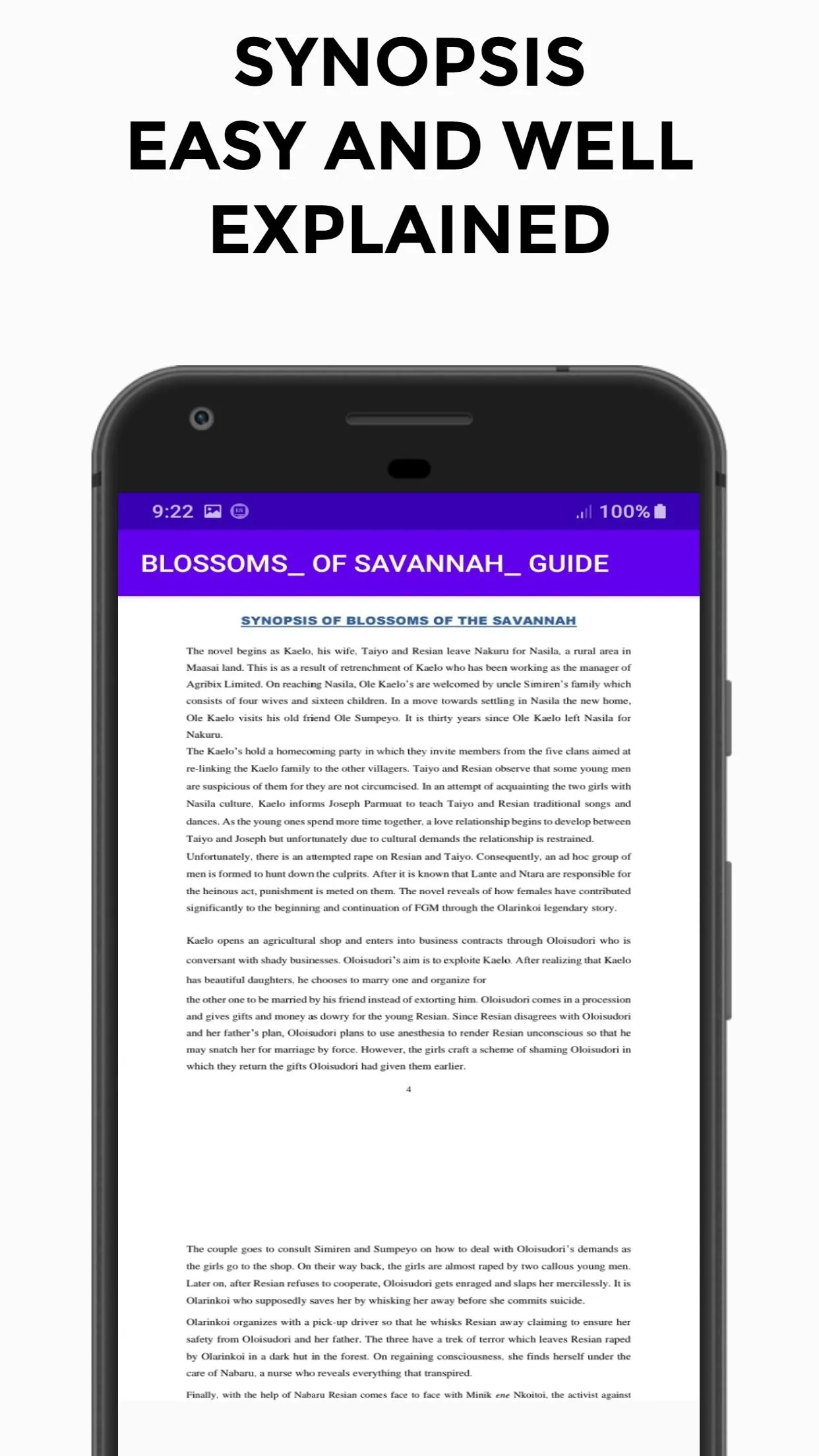 Blossoms Of The Savannah Guide | Indus Appstore | Screenshot