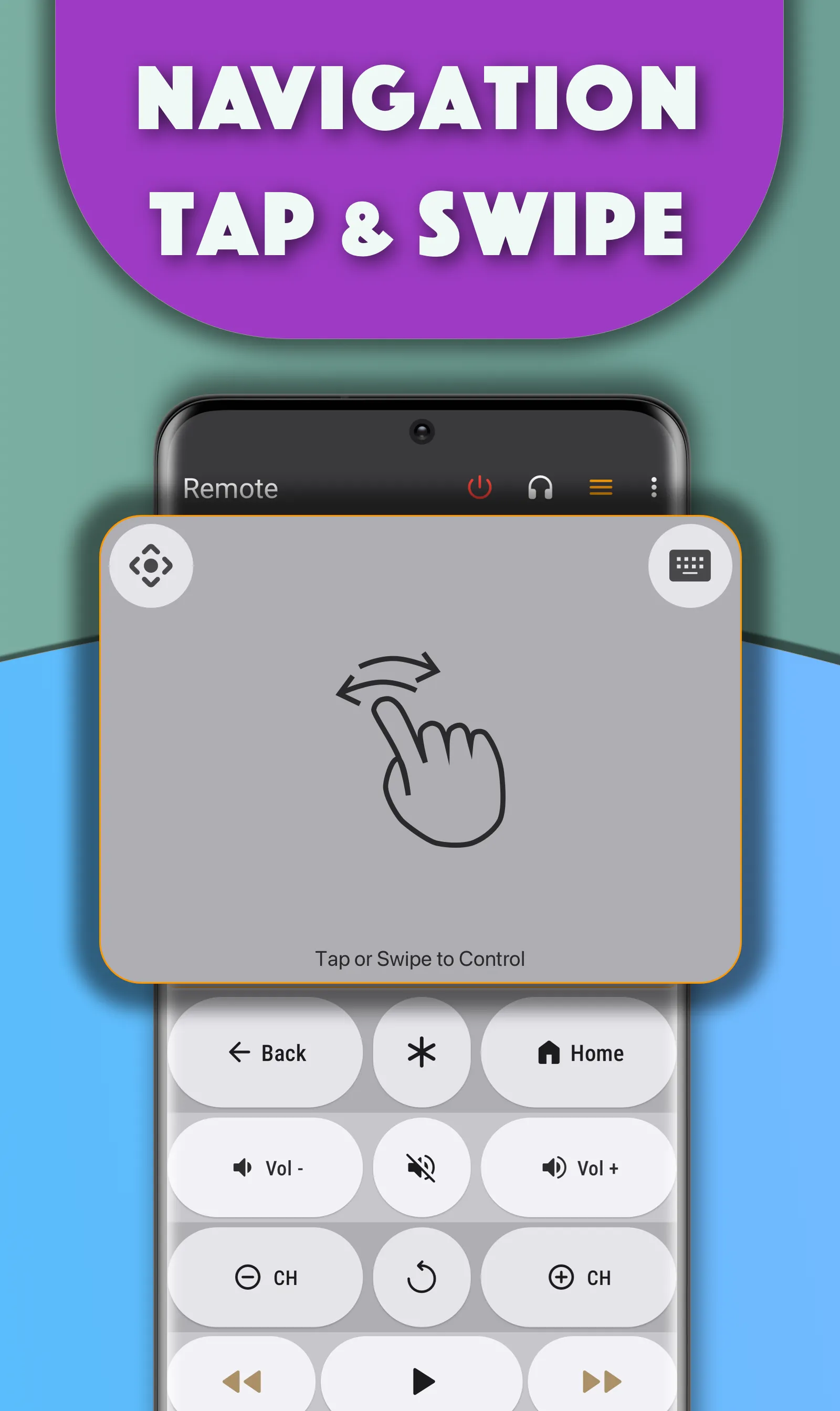 Remote for Roku TVs (WiFi) | Indus Appstore | Screenshot