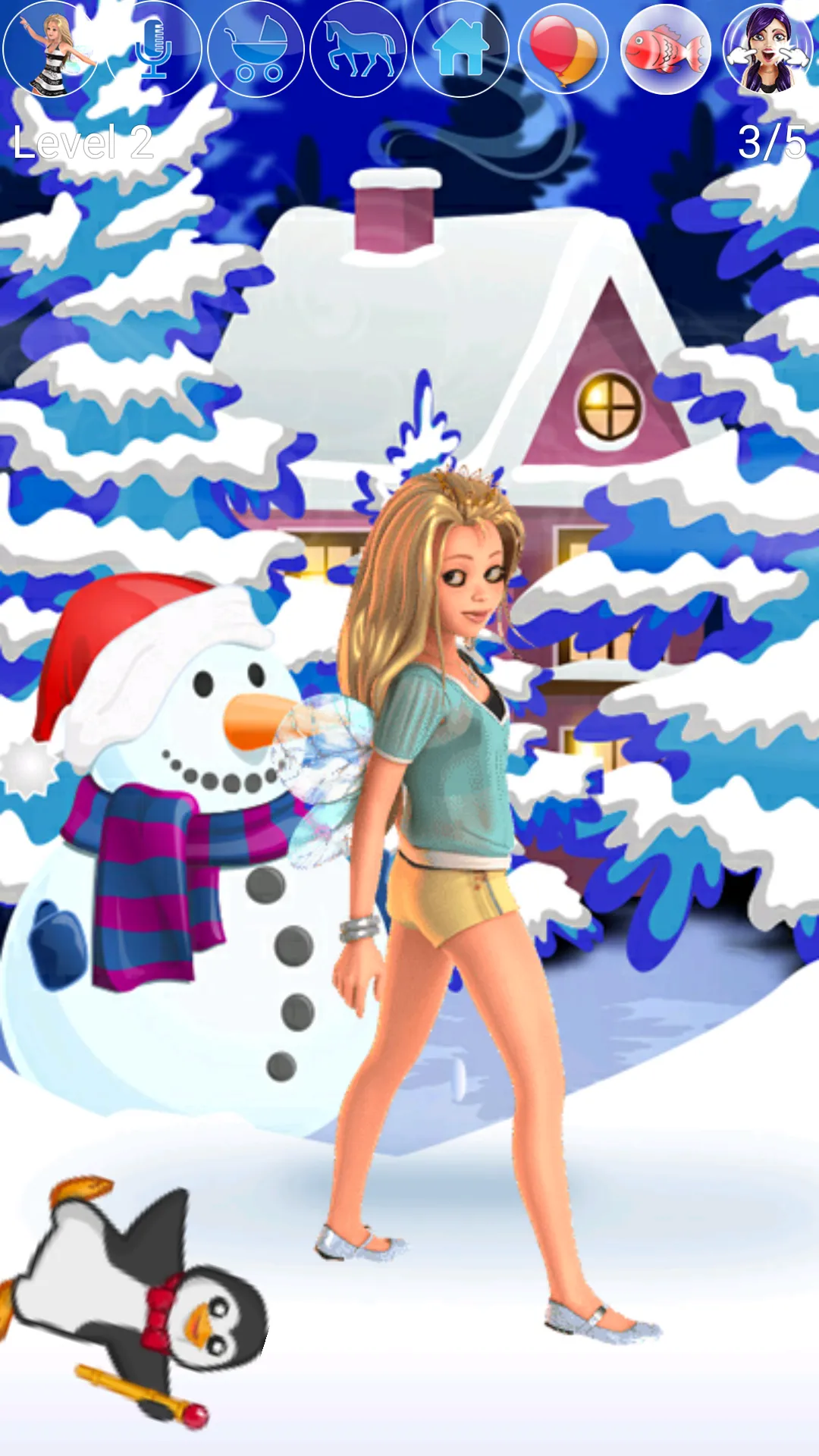 My Little Talking Ice Princess | Indus Appstore | Screenshot