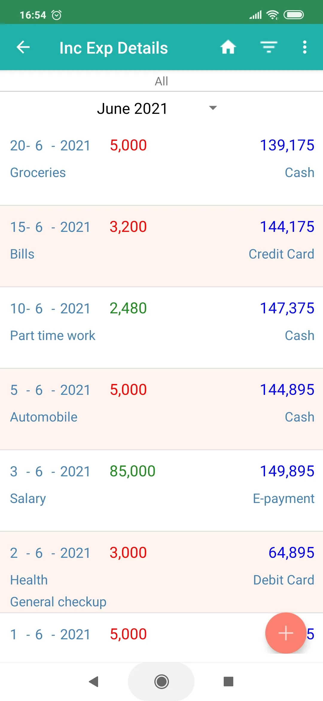 Income Expense - Daily Expense | Indus Appstore | Screenshot