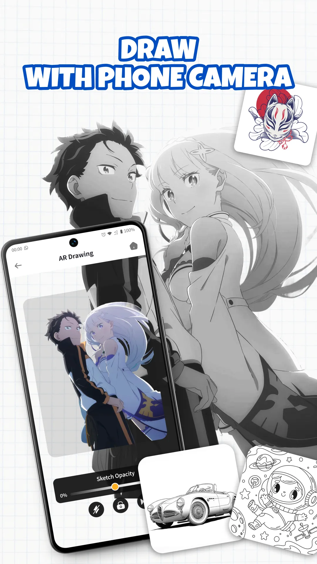 AR Drawing Anime: Draw sketch | Indus Appstore | Screenshot