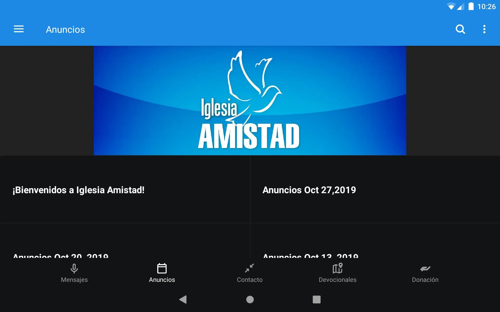 Iglesia Amistad | Indus Appstore | Screenshot