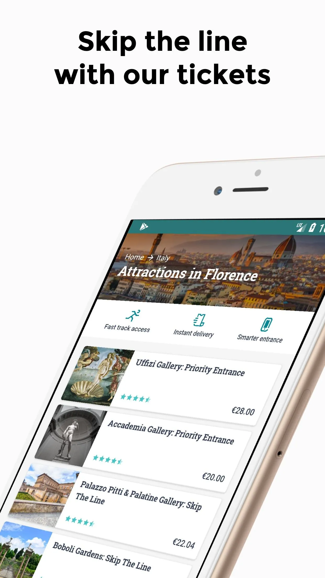 Uffizi Gallery Visit, Tours &  | Indus Appstore | Screenshot