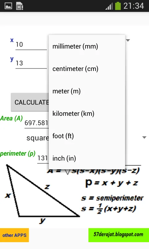 Area, Perimeter, Circumference | Indus Appstore | Screenshot