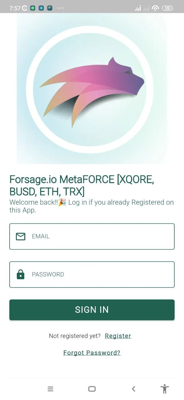 Forsage.io : MetaFORCE, xQORE | Indus Appstore | Screenshot