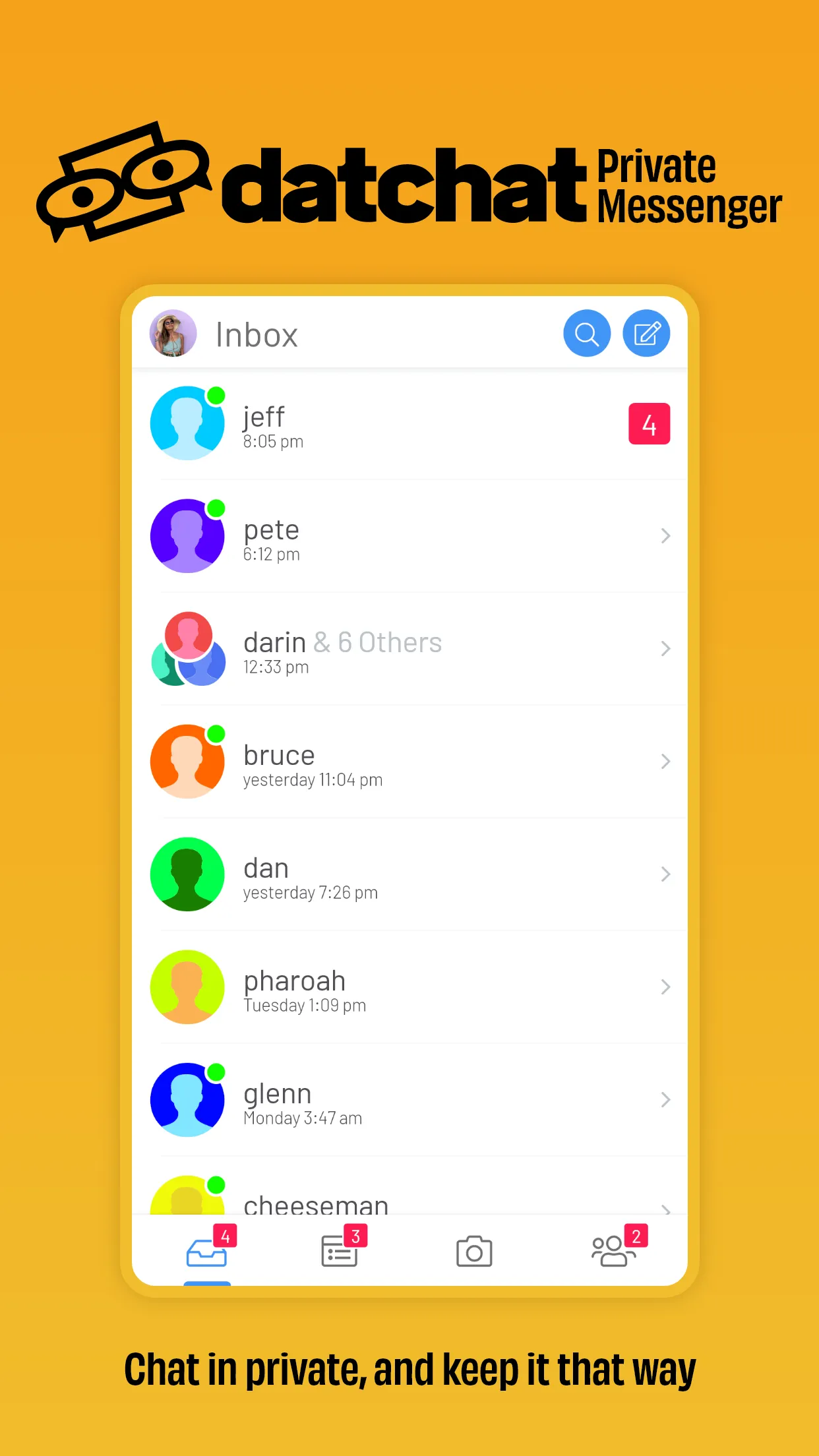 DatChat: Social Network Plus | Indus Appstore | Screenshot