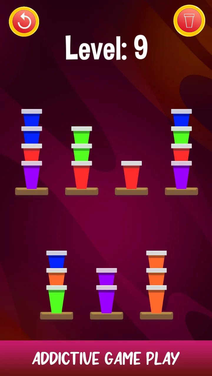 Cup Sort Game: Color Puzzle | Indus Appstore | Screenshot