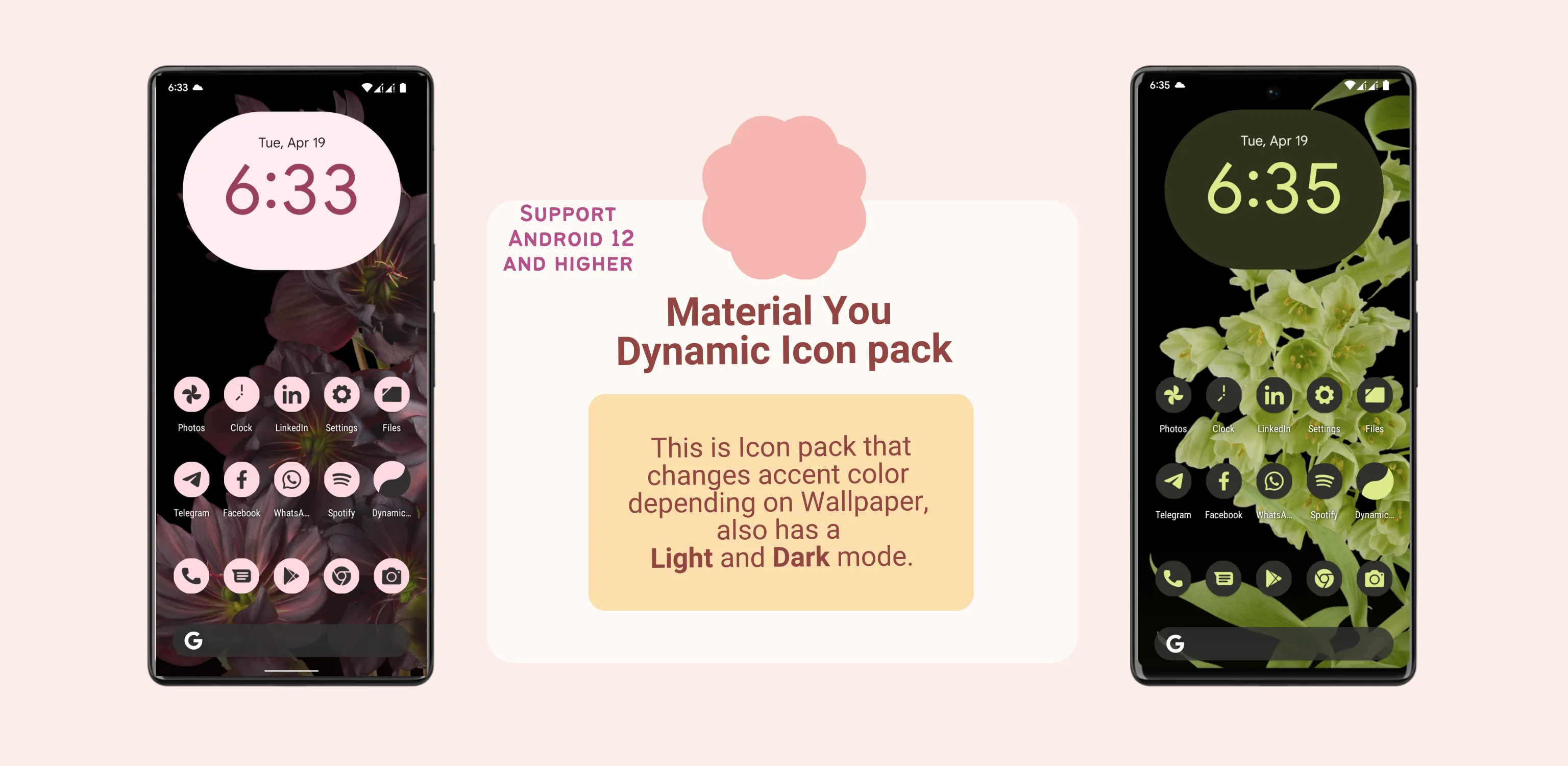 Material You Dynamic Icon pack | Indus Appstore | Screenshot