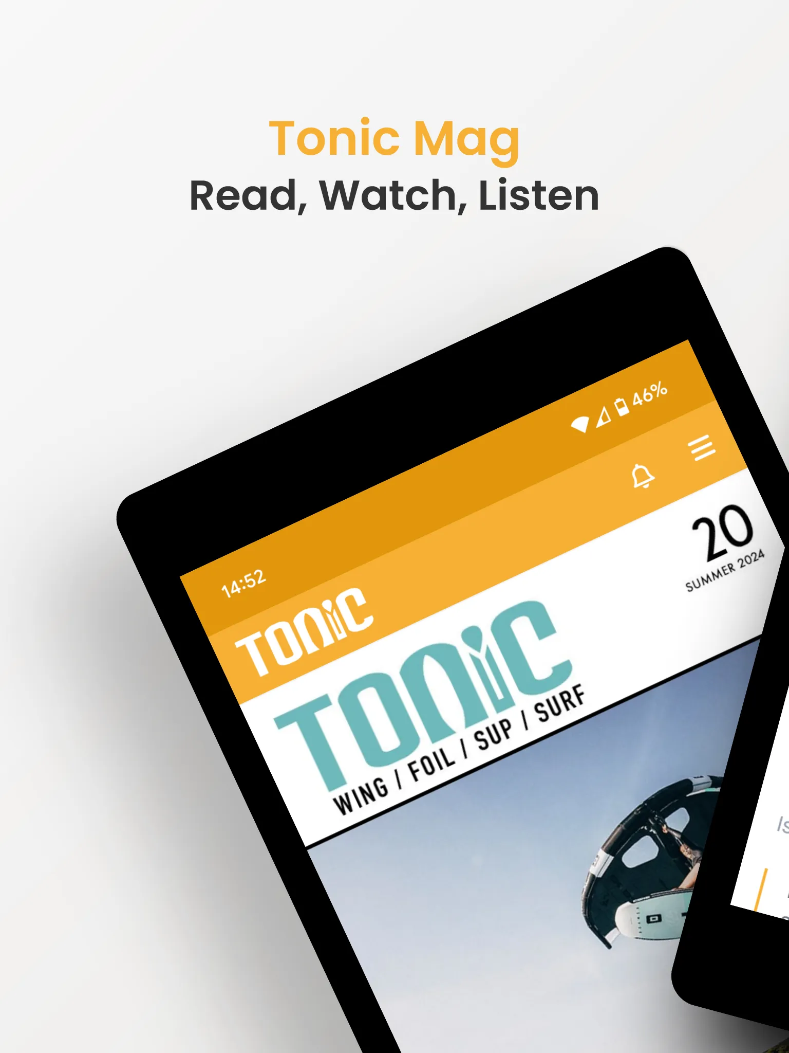 Tonic Mag - Wing Foil Magazine | Indus Appstore | Screenshot