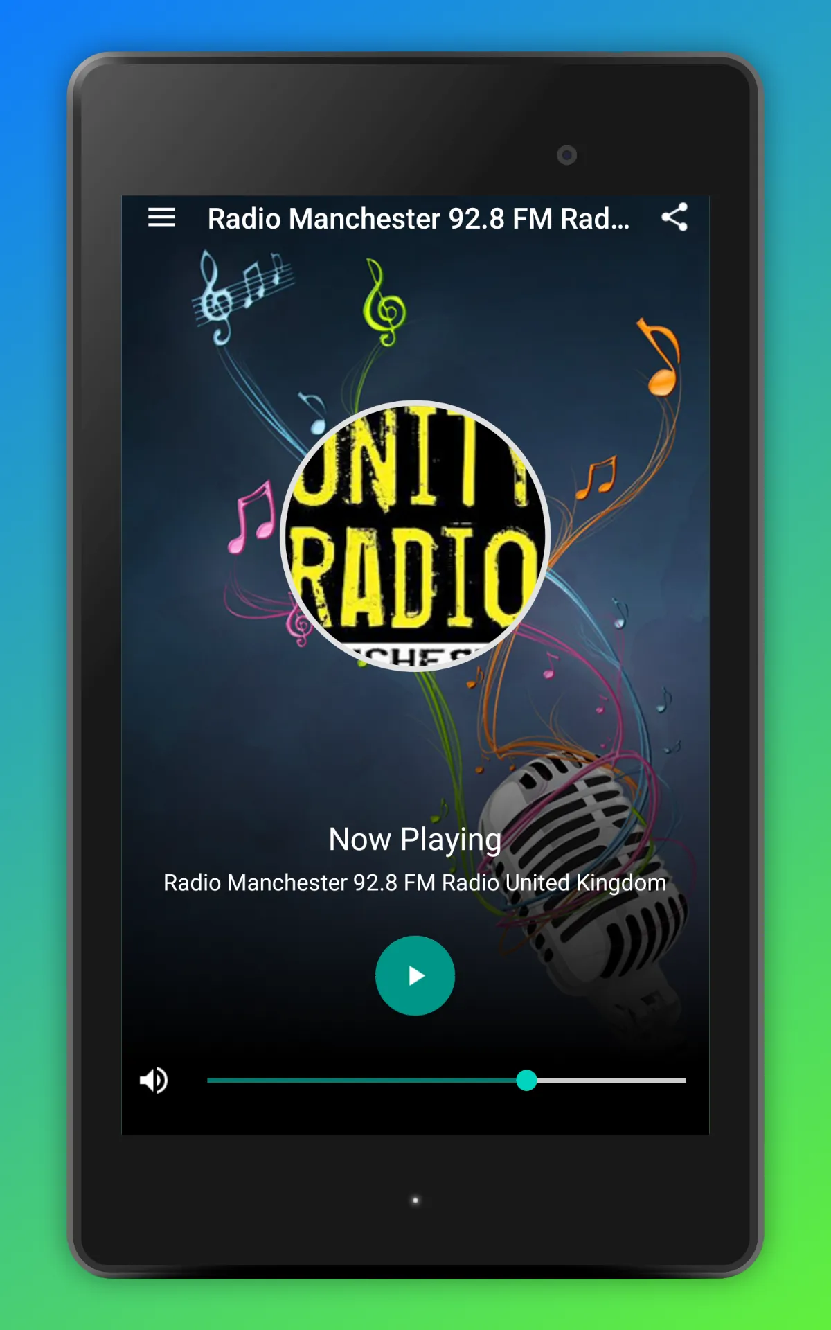 Unity Radio 92.8 Manchester FM | Indus Appstore | Screenshot