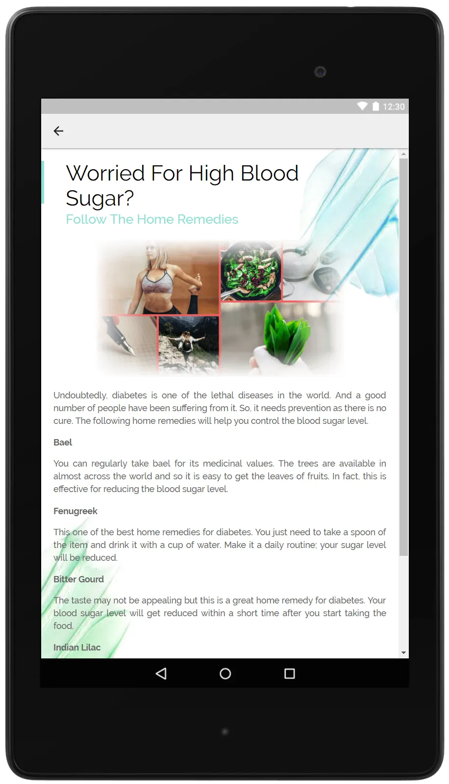 Prevent Diabetes By Easy Tips | Indus Appstore | Screenshot