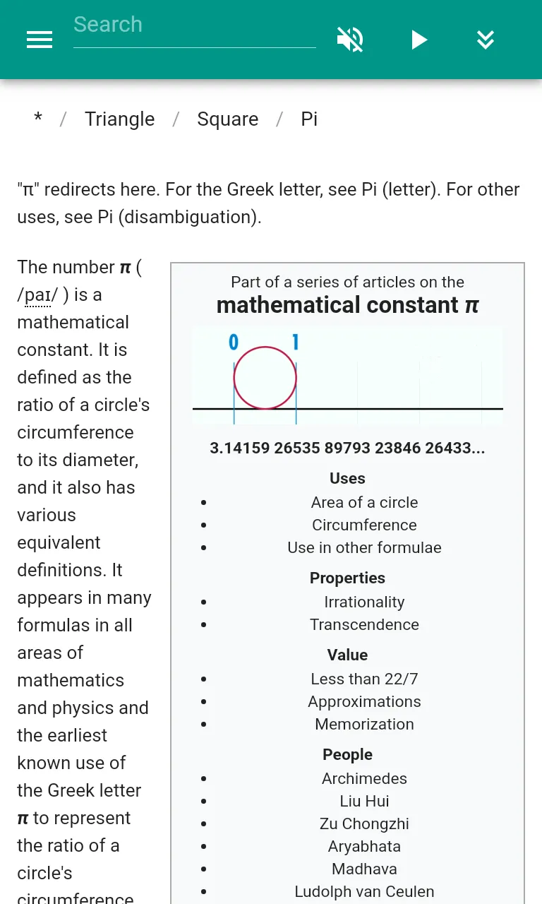 Geometry (calculator) | Indus Appstore | Screenshot